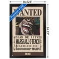 thumbnail image 3 of One Piece - Black Beard Wanted Poster Wall Poster, 14.725" x 22.375" Framed, 3 of 4
