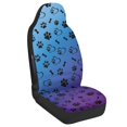 thumbnail image 2 of Uourmeti Easy to Install Universal Car Seat Covers for Auto Polyester Protectors Automotive Seat Covers, Dog Paw Heart Pattern, 2 of 7