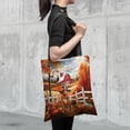 thumbnail image 4 of Thanksgiving Vizsla Pilgrim Grateful, Thankful, Blessed Fall Welcome All Over Print 3D Canvas Tote Bag Vizslas Dog Lover Gifts Idea Reusable Handbag - 00021, 4 of 5