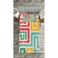 thumbnail image 3 of Ambesonne Indie Quilted Bedspread Set 2 Pcs, Vintage Spiral Colorful, Twin Size, Multicolor, 3 of 3