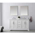 thumbnail image 1 of Vanity Art 60 Inch Double Sink Bathroom Vanity with Ceramic Sink and Engineered Marble Top, Without Mirror, 1 of 5