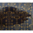 thumbnail image 4 of oneOone Tissu Viscose Chiffon Rayé & Tourbillon Tissu Ikat Imprimé au Mètre 42 Pouces de Large, 4 of 4