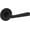 Black, variant on Baldwin FDKINSRR190 Kingvale Non-Turning Two-Sided Dummy Door Lever Set - Black