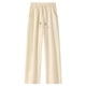 thumbnail image 1 of Pantalones deportivos rectos de color liso para hombre 2025: material de poliéster, diseño moderno, para uso diario, tabla de tallas de referencia, fáciles de combinar con camisetas., 1 of 3