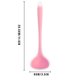thumbnail image 5 of Inteprter Cuchara sopera de silicona translúcida, 1 Uds., cuchara sopera resistente al frío y al frío, utensilios de cocina Cocina y Comedor Rosa claro Inteprter HA001868-01, 5 of 6