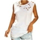 thumbnail image 2 of Camisetas para Mujer Fiudx Tops Sin Mangas con Agujeros Rotos Informales Cuello Redondo Verano a La Moda, 2 of 6