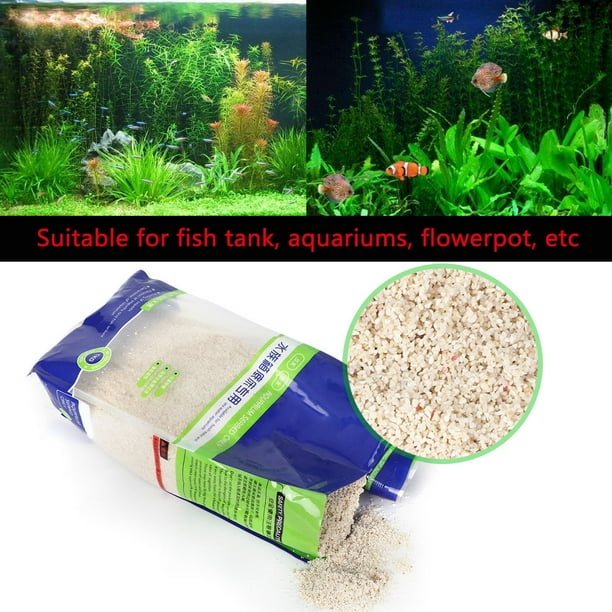 Grava De Arena Para Pecera, Arena Para Pecera De Agua Dulce, Acuario Natural Para Pecera