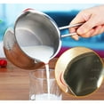 thumbnail image 4 of Stainless Steel Milk Pot Butter Warmer Pan Small Saucepan with Pour Spouts, 4 of 6