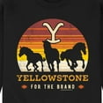 thumbnail image 3 of Yellowstone - Wild Horses - Men's Crew Neck Fleece Pullover, 3 of 6
