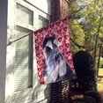 thumbnail image 2 of Carolines Treasures SS4477-FLAG-PARENT Schnauzer Hearts Love and Valentines Day Portrait Flag  multicolor, 2 of 2
