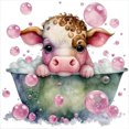 thumbnail image 1 of 5D DIY Taladro Diamante Pintura Leche Vaca Kit Del 30x30cm, 1 of 9