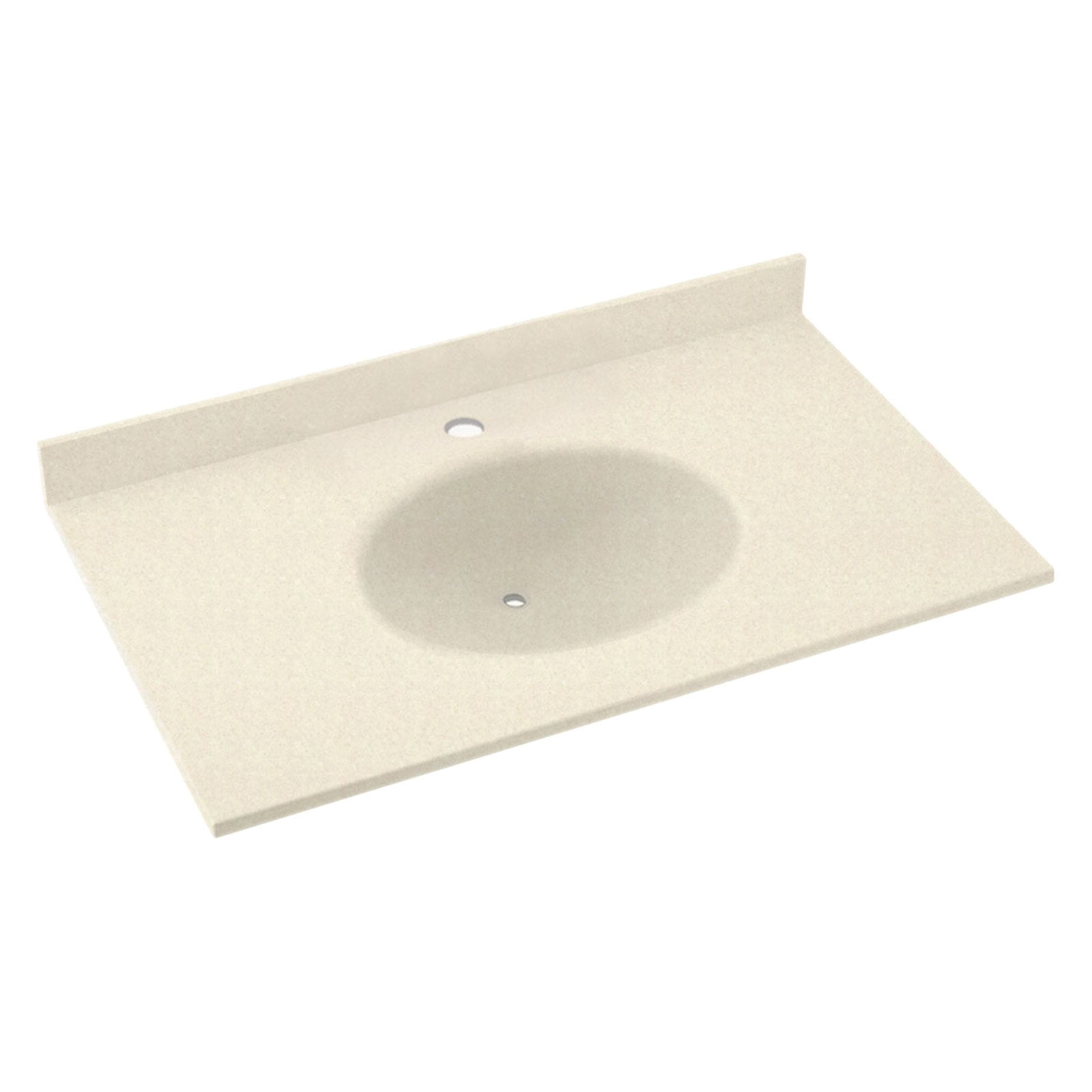 Swanstone 37W x 22D in. Ellipse Solid Surface Vanity Top - Walmart.com