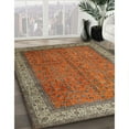 thumbnail image 3 of Ahgly Company Machine Washable Indoor Rectangle Traditional Dark Almond Brown Area Rugs, 9' x 12', 3 of 7