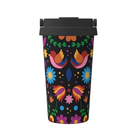 

Junzan Colorful Floral2 for Stainless Steel Vacuum Insulated Tumbler - Reusable Insulated Cold Brew Iced Coffee Cup Thermos -Gifts for Women Men Him Her