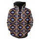 thumbnail image 1 of Sudadera con capucha y cremallera para hombre, estilo étnico exótico retro, estilo hip hop, genial, de gran tamaño, con estampado 3D, chaquetas de manga larga, 1 of 6