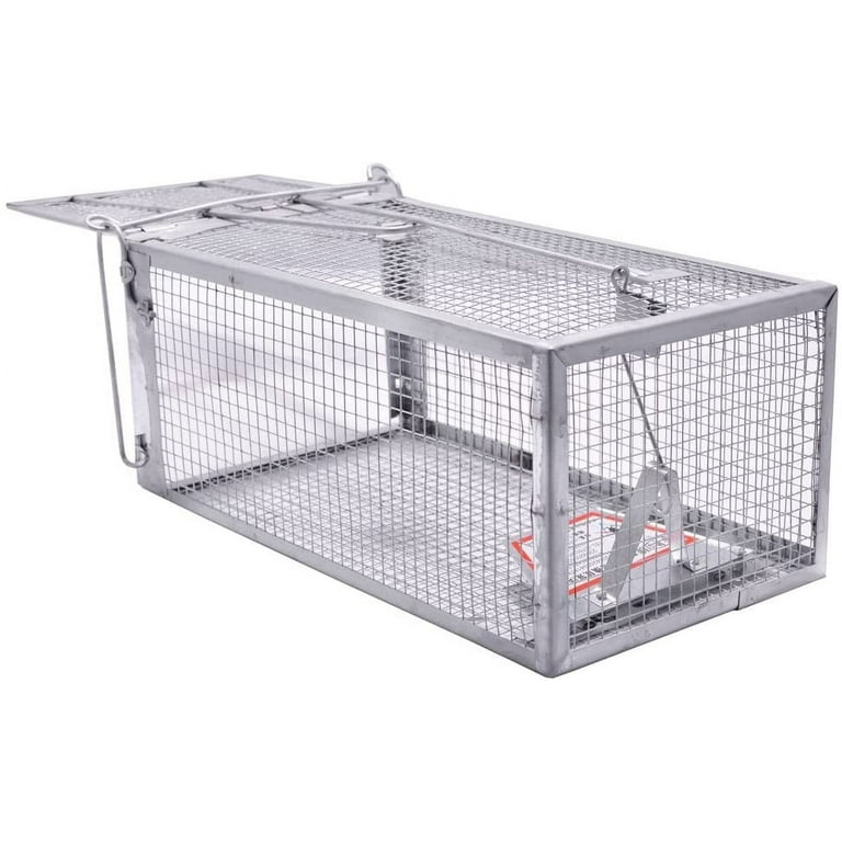 Black Iron Mouse Trap Cage: Humane Live Rat Catching Solution