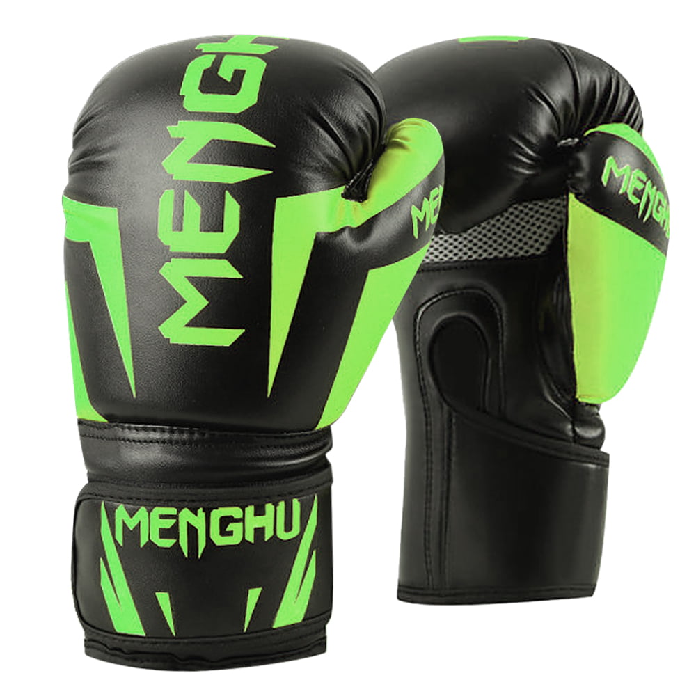 Superior Boxing Gloves Tape Fasten Pro type training PunchBag MuayThai Training 