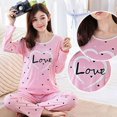 thumbnail image 1 of POINTERTECK Pyjama pour Femmes Fille Tenue de Maison Ensemble de Vêtements de Nuit, 1 of 6