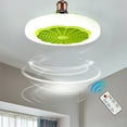 thumbnail image 1 of Dvkptbk Ceiling Fan With Lights, Enclosed Low Profile Fan Light, Ceiling Light With Fan,Hidden Electric Fan With Remote Control - Black Friday Clearance, 1 of 7