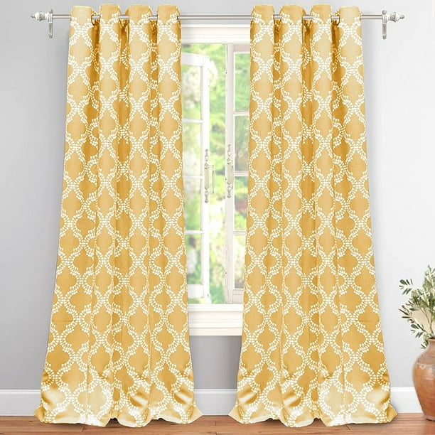 Driftaway Julianna Thermal Insulated Blackout/Room Darkening Grommet Unlined Window Curtains