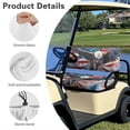 thumbnail image 6 of Aplkyhs Eagle Flag Club Car Precedent Seat Covers Universal Golf Cart Blanket Easy Installation Comfort Golf Cart Seat Cover with Elastic Band Club Car Seat Cushion Covers, 6 of 7