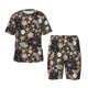 thumbnail image 1 of Balery Floral Insects Conjunto de Pijama Infantil de Manga Corta con Estampado – Ropa de Dormir de Algodón Suave-X-Large, 1 of 6