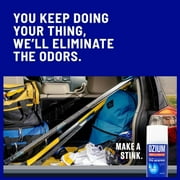 Ozium Air Sanitizer, 2 oz Car Fogger Odor Eliminator and Car Air Freshener, Carbon Black Scent, No RDFID