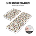 thumbnail image 2 of Honeii Art Of Living Print Kitchen Mat [2 PCS] for Floor, Waterproof Non-Slip Rugs, Kitchen Decor,Standing Mat for Floor,Office, Sink, Laundry, 2 of 6