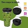 thumbnail image 3 of 20 oz Leopard Print Tumbler with Handle Vacuum Reusable Insulated Tumblers with Flip Straw and Top Handle Stainless Steel Coffee Mug Leopard Print Cup, 3 of 5