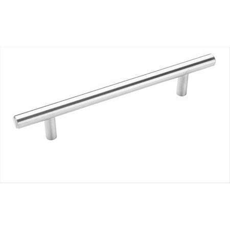 Bar Pulls 5-1/16 in (128 mm) Center-to-Center Sterling Nickel Cabinet Pull - 10 Pack