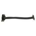 thumbnail image 1 of PCIe 3.0 X1 Riser Cable, High Speed  90 Degree Right Angle PCI Express Extension Cable, for Sound Card, Capture Card,  Card, 1 of 7