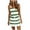 Army Green, variant on gakvbuo Summer Summer Dresses for Women Plus Size Dress Striped Printed Casual Women'S Dresses with Pocket V-Neck Waist Loose Vest