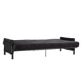 thumbnail image 3 of Pemberly Row Contemporary Storage Futon with 6" Mattress in Black, 3 of 5