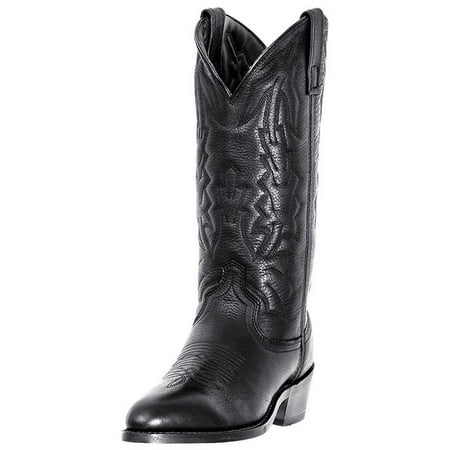 Laredo Western Boots Mens Jacksonville Cowboy Black Deertan 6691