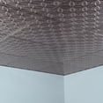 thumbnail image 2 of FASÄDE Rings Decorative Vinyl 2ft x 2ft Lay in Ceiling Panel in Brushed Nickel (5 Pack), 2 of 5