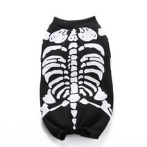 Halloween Costume for Pet Dogs Skeleton Pet Costumes for Dogs Party Costume Clothes