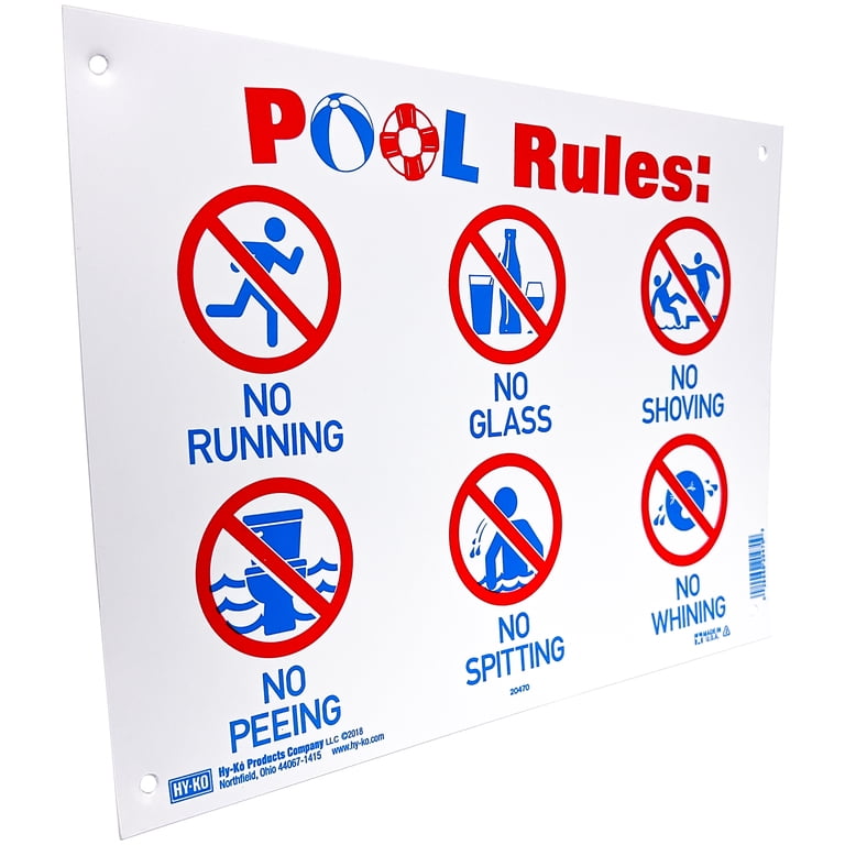 Sign Rounded Courners Acrylic Plastic Signs 3x8 Inch Restroom Sign Rounded Corners Long ...