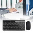 thumbnail image 3 of Monstrate 2,4G teclado inalámbrico y ratón portátil Mini teclado ratón Set para Notebook Laptop ordenador de sobremesa Juegos de teclado y mouse para computadora negro, 3 of 6