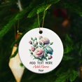 thumbnail image 3 of Personalized Azalea Flower Ornament 2025, Azalea Ornament, Azalea Flower Lover Decor, Customized Azalea Christmas Ornament Gift for Mom Daughter, Custom Name Lover Azalea Ceramic Ornament PSx46c, 3 of 6
