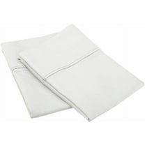 Superior Cotton Blend 800 Thread Count Pillowcase Set of 2, Standard Size, White