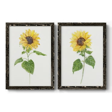 Sunflower I - Premium Framed Canvas 2 Piece Set - Ready to Hang