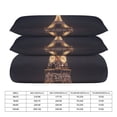 thumbnail image 2 of 3 Pcs Soft Bedding Set, Includes 1 Duvet Cover with Zipper And 2 Pillow,Shams Eiffel Tower Twin(86"x70"), 2 of 8