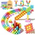 thumbnail image 1 of Bloques magnéticos Apluses 72 unidades para niños de 3 a 5 años, 1 of 7