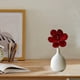 thumbnail image 4 of Flores Navideñas Brillantes Adornación de Navidad, Jarrón de Cristal con Base de Metal, Decoración para Hogar, Perfecto para Salón, 20 Pulgadas de Alto, Resistente, Atractivo, para Comedor,, 4 of 9