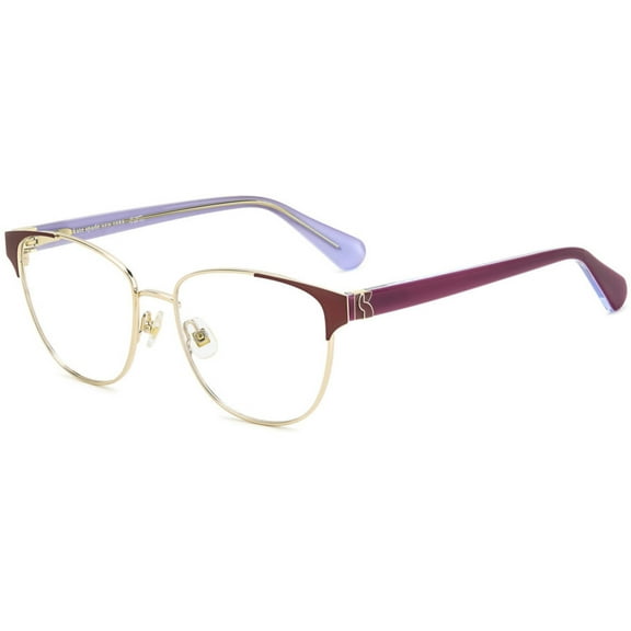 Kate Spade DOVE/G 0NOA 00 Women's Gold Burgundy Frame Eyeglasses