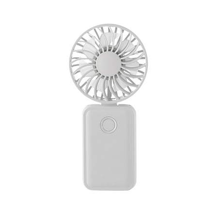 

Grassland Anti-Fall Mini Desktop Handheld Small Fan USB Charging Portable Silent Folding Neck Hanging for Home Open-Air Stadium Bedroom