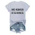 thumbnail image 4 of HXWCHs T-Shirt à Col Rond pour Femme Mode Décontractée T-Shirt à Col Rond pour Femme à Manches Courtes Imprimé Haut pour Tous les Jours TG Gris, 4 of 4