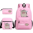 thumbnail image 3 of Clearance Tres juegos de mochilas escolares informales para hombres y mujeres, mochilas para estudiantes, mochilas estampadas de gran capacidad para exteriores, 3 of 3