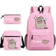 thumbnail image 1 of Tres juegos de mochilas escolares, mochila informal para hombres y mujeres, mochila para estudiantes, mochila para exteriores de gran capacidad impresa, 1 of 3
