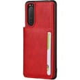 thumbnail image 4 of IBAOLE pour Huawei P30 Étui Portefeuille, Support en Cuir PU Premium Protection Antichoc pour Huawei P30 (Rouge) Sony Xperia 5 II, 4 of 8